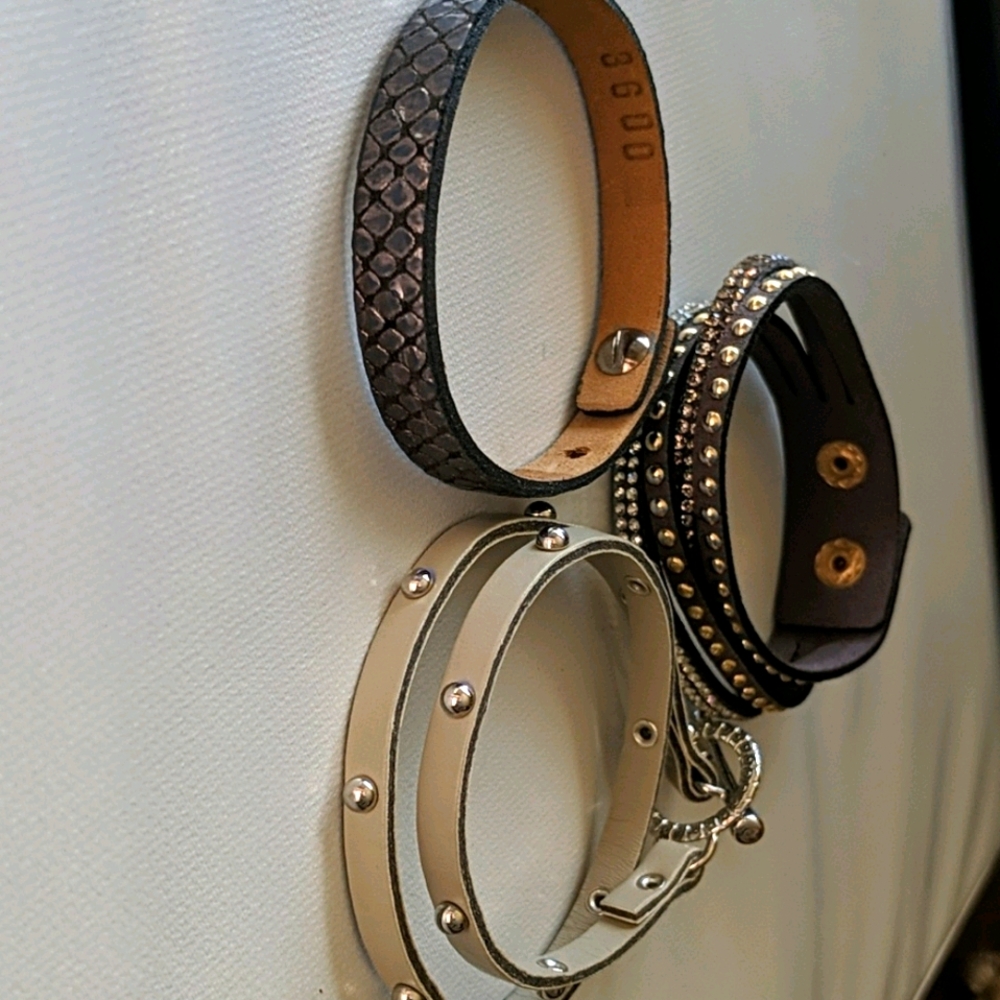 Lot: 3 wrap bracelets  EUC